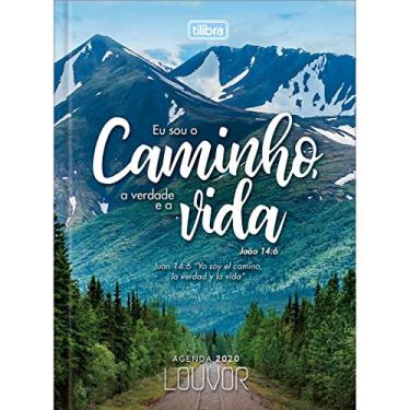 Imagem de Agenda Costurada Diária Louvor 2018, 1 unidade, Tilibra 125717