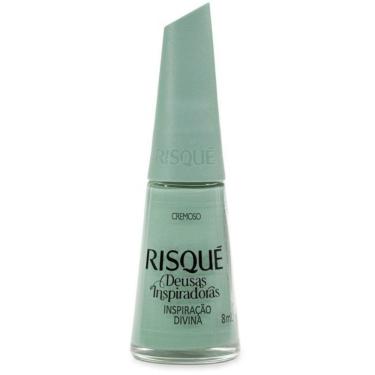 Imagem de Esmalte Risqué Deusas Inspiradoras Cor Inspiração Divina Verde 8 ml