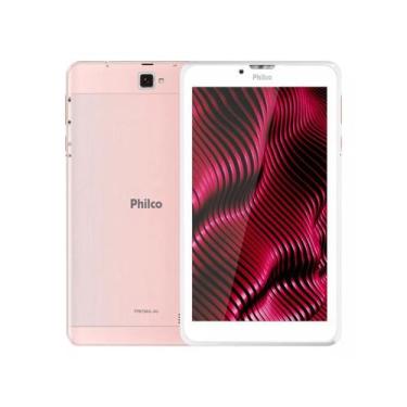 Imagem de Tablet Ptb7Srg Quad-Core Usb 16Gb 3G 1Gb Ram Philco Bivolt, 16GB, Rosa