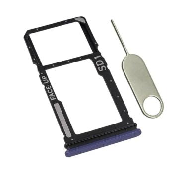 Imagem de PHONSUN Suporte de substituição para cartão SIM XT2517 para Motorola Moto G Stylus 5G 2025 com pino de ejeção de aço inoxidável (Pantone Surf The Web)