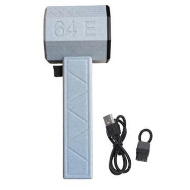 Imagem de Ventilador de turbina elétrica 18000rpm Velocide de ritmo de 64 mm de moto de escova de soprador seco de jato com empuxo de 1400g para poeira de soprando uso comercial residencial (Branco preto)