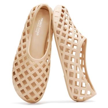 Imagem de Project Cloud Jelly Shoes – Sandálias femininas leves e resistentes à água – Sapatos femininos antiderrapantes – Sapatilhas femininas perfeitas para o verão 2025 (Jellz), Nude., 41