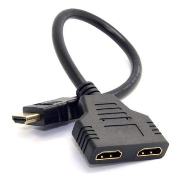 Imagem de Cabo Hdmi Y Splitter Duplicador 1x2 Full Hd 1080p - YooY.Air