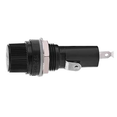 Imagem de 5pcs Painel Elétrico Montou o Porta -fusíveis, Tampa de Parafuso Solder Fuse Solder, AC 125V 15A/250V 10a, Tubo de Vidro de 6x30mm Com 5pcs T Suportes de Fusível de Vidro de