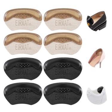 Imagem de EIRMAT Protetores De Calcanhar Para Sapatos, Sapatos Grandes Demais, Almofadas Femininas Macias E Confortáveis, Soltos Que Evitam Dores Bolhas (4 Pares)