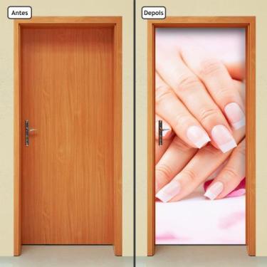 Imagem de Adesivo Decorativo de Porta - Manicure - Unhas - 1205cnpt - Allodi