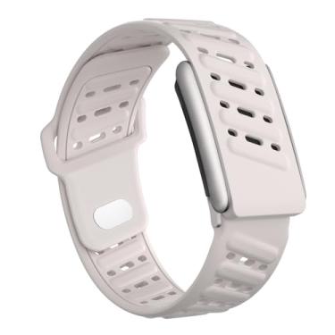 Imagem de Y-Kocos Pulseira esportiva de bíceps compatível com WHOOP 5.0/MG SportFlex -ECG, pulseira de substituição respirável de silicone macio ajustável à prova d'água para Whoop 5.0, acessório para saúde e