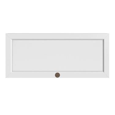 Imagem de Armário Aéreo Geladeira Unna 1 Porta Basculante 80cm Branco - Poliman Móveis Branco