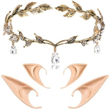 Imagem de Orelhas de elfo de fadas de cosplay com faixa de strass FRESHME