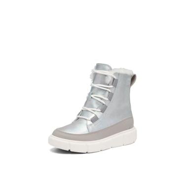 Imagem de Sorel Bota infantil Explorer lll Lace, Prata pura/cinza cromado, 19