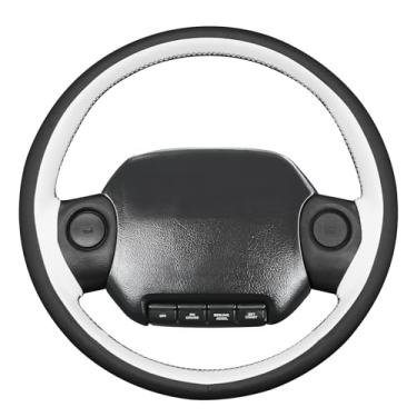 Imagem de MEWANT Capa de volante costurada à mão estilo 3D para Dodge RAM 1500 2500 3500 Dakota 1994-1997 Acessórios de volante para Dodge RAM 1500 2500 3500