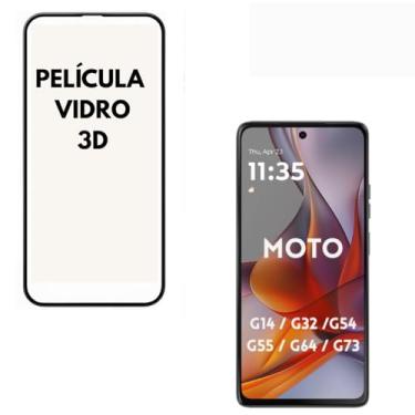 Imagem de Película VIDRO 3D MOTO G14 / G54 / G64 / G32 / G73 / G55 5G, Proteção Total e Contra Risco