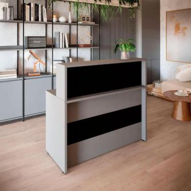 Imagem de Balcão Atendimento Recepção Alto 90 cm Escritório F5 Office - F5 Offic