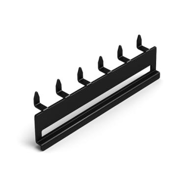 Imagem de Slatbox Adaptador Pegboard Pacote com 5 – Adaptador de Peg Board para Caixas de Armazenamento Slatwall, Adaptadores Slatbin, Organizador de Parede Pegboard para Garagem, Oficinas e Loja de Varejo