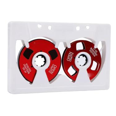 Imagem de GOWENIC Fita Cassete de áudio Em Branco Bobina a Bobina para Gravação de Música, Polarização Normal, 50 Minutos, Fita Cassete de áudio de Metal Dupla Face Com Caixa de Armazenamento