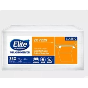 Imagem de Papel Toalha Interfolhado Folha Simples Elite Classic C/350