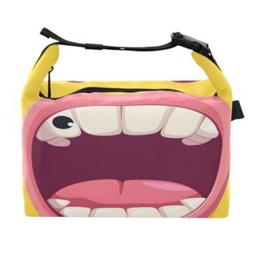 Imagem de STAYTOP Lancheira interessante de desenho animado com fivela de alça, lancheira isolada para meninos e meninas, lancheira térmica para trabalho escolar