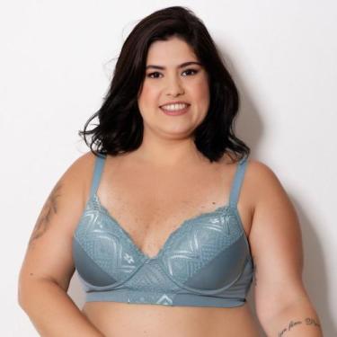 Imagem de Sutiã Plus Size Sarana Cor:SanremoTamanho:46 - Class Lingerie, Sanremo