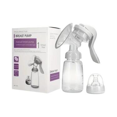 Imagem de Bomba De Leite Manual Portátil De Alta Sucção Coletor De Leite Indolor