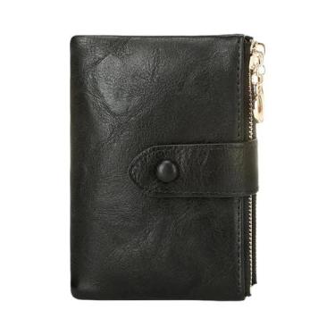 Imagem de Carteira Minimalista Feminina De Grande Capacidade Com Três Camadas E 