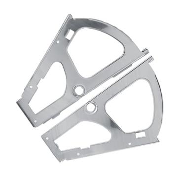 Imagem de Cosiki Dobradiças de Aço Inoxidável para Armário de Sapatos, Dobradiça Durável para Gaveta de Sapatos, Acessórios de Substituição de 2 Peças para Prateleira (Camada única)