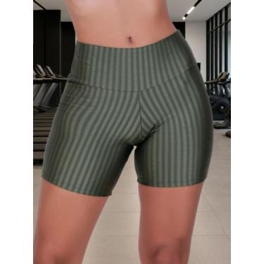 Imagem de Short Cintura Alta Academia Fitness 3D - c2 SHORT MIRELA - MAJU EXCLUS