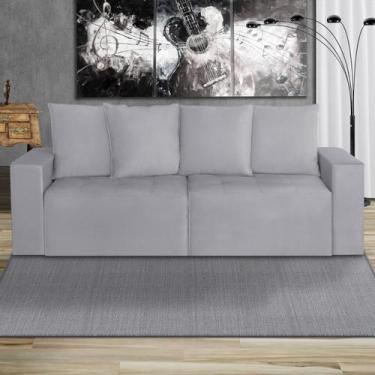 Imagem de Sofá Retrátil 3 Lugares 200cm Nyc - Kazza