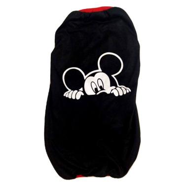 Imagem de Camiseta Para Cachorro Mickey Mouse Preta - Tamanho M