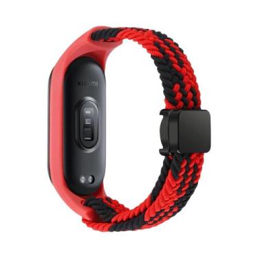 Imagem de Pulseira De Nylon Trançada Com Fecho Magnético Para Xiaomi Mi Band 9 8