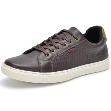 Imagem de Sapatênis Casual Esportivo Couro Clube Franca Shoes NS Catar Masculino-Masculino