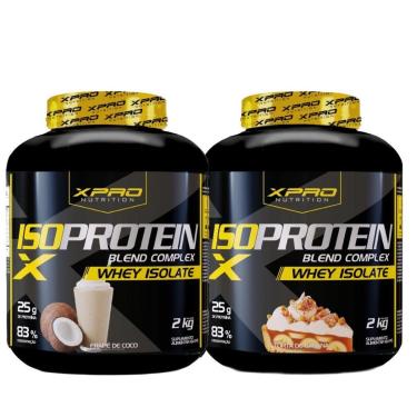 Imagem de Kit 2x Whey Protein Blend Complex Iso  2Kg - XPRO-Unissex