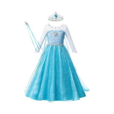 Imagem de Fantasia De Princesa Para Meninas, Vestido Para Festa De Aniversário E
