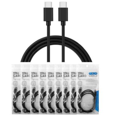 Imagem de Kit 10 Cabos USB-C para Tipo C It Blue Revenda e Atacado - Lelong - It