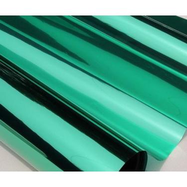Imagem de pelicula controle solar insulfilm verde espelhado 75cm x 1 metro - WOR