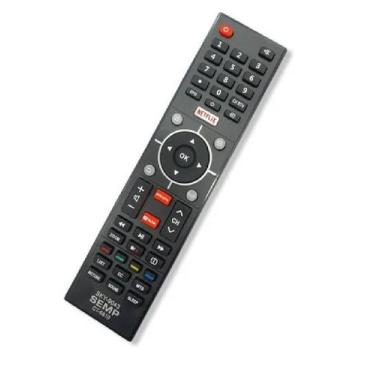 Imagem de Controle Remoto Compatível com Tv Semp TCL  Netflix Globoplay Youtube 