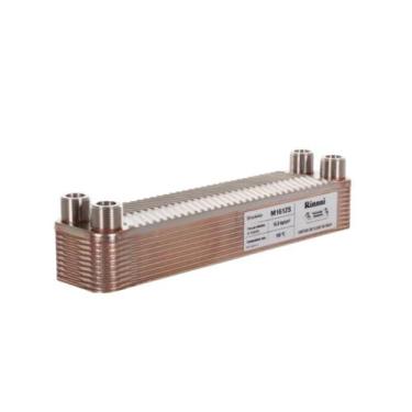 Imagem de Trocador de Calor Indireto Rinnai 20 Placas Inox com Brasagem em Cobre
