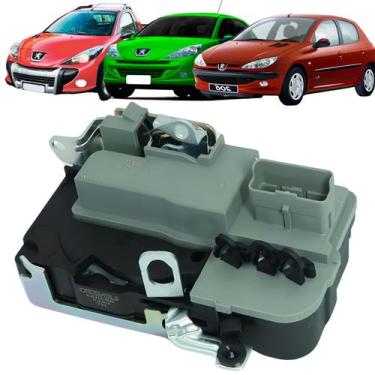 Imagem de Fechadura Elétrica Porta Dianteira Peugeot 206 207 Hoggar - Lenzzo