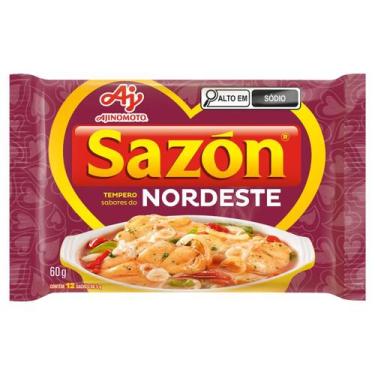 Imagem de Tempero em Pó Sazón Sabores do Nordeste 60g Realce Sabor Rápido e Prát