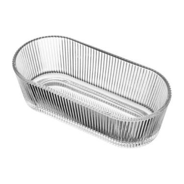 Imagem de Petisqueira oval lines 16,5cm x 7,5cm x 5cm cristal wolff