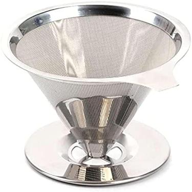 Imagem de Coador Filtro De Café Aço Inox - 101 - Sem Uso De Papel (8 Cm)