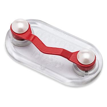 Imagem de Readerest Porta-Óculos Magnético, Porta-Crachá De Identificação, Tanque De Tubarões Vermelho Com Pérolas