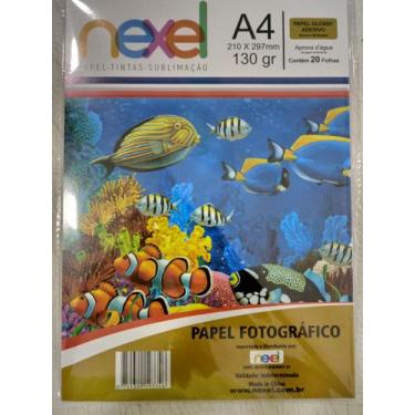 Imagem de Papel Foto Adesivo 130Gr C/20 Fls - Nexel