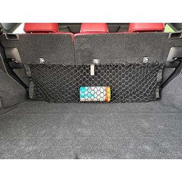 Imagem de Rede de carga elástica para porta-malas estilo envelope traseiro para Lexus NX 250 NX 350 NX 450 2022 - Organizador e armazenamento premium de porta-malas - Rede de bagagem para crossover - Melhor organizador de carro para Lexus NX