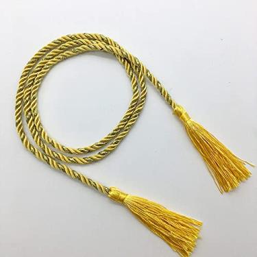 Imagem de Suportes de cortina pendurados corda de ligação de bola pendurada bola pendurada fivela de cortina de orelha acessórios acessórios cinto de corda simples amarrado à mão, T7,1 Pçs