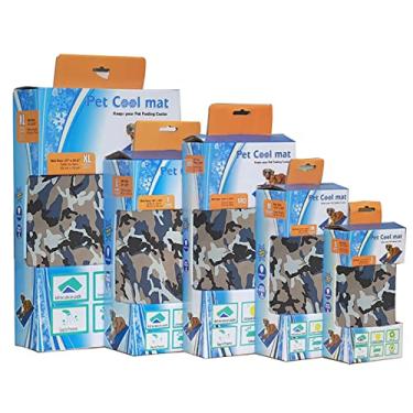 Imagem de Tapete de resfriamento para animais de estimação para cães, tapete legal de gel não tóxico para cães perfeito para dias quentes de verão, tapete de gel de auto-resfriamento grande Collie de tamanho médio, A1,40 * 30 cm