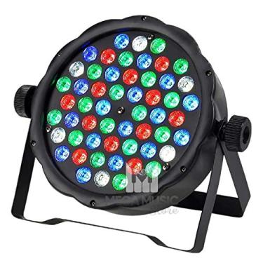 Imagem de Canhão Refletor 54 Leds 1w Rgbw Bivolt Dmx Digital Strobo Festa