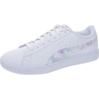 Imagem de PUMA Vikky V3 Bleached Jr Girls' Youth Sneaker 6.5 M US Big Kid White-Mauve-Multi