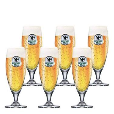 Imagem de Jogo de Taças de Cerveja Frases Prestige Mohre Cristal 270ml