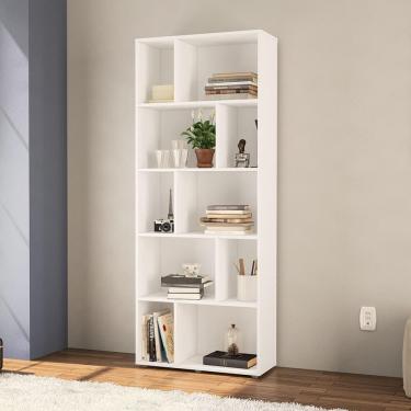 Imagem de Estante Livreiro Xangai com 10 Nichos - Branco