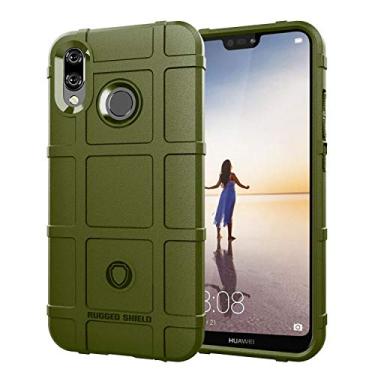 Imagem de MANYIP Capa para Huawei P20 Lite, [textura, fibra de carbono] capa leve de silicone macio TPU Bumper Case Cover de proteção antiderrapante [anti-arranhões] [anti-impactos] capa para Huawei P20 Lite